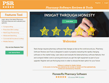 Tablet Screenshot of pharmacysoftwarereviews.com